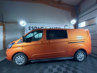 FORD TRANSIT CUSTOM 2.0 ECOBLUE 130 LIMITED CABINE APPROFONDIE 320 L2H1 complet