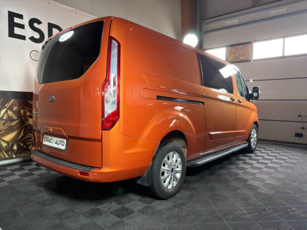 FORD TRANSIT CUSTOM 2.0 ECOBLUE 130 LIMITED CABINE APPROFONDIE 320 L2H1 complet